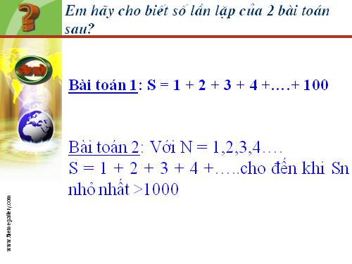 Bài 8. Lặp với số lần chưa biết trước