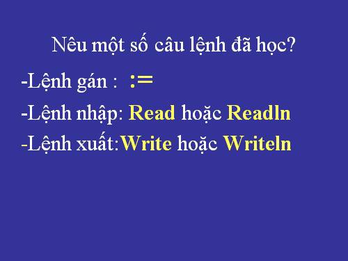 Bài 6. Câu lệnh điều kiện