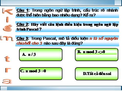 Bài thực hành 4. Sử dụng câu lệnh điều kiện If….Then