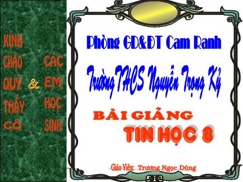 Bài 4. Sử dụng biến trong chương trình