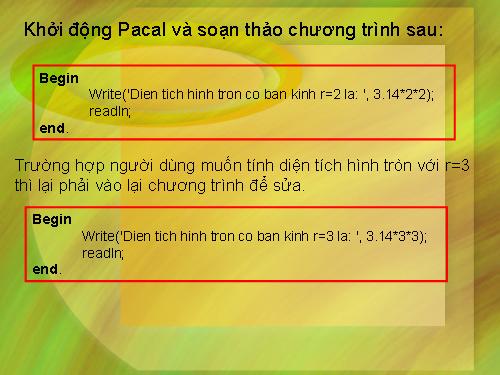 Bài 4. Sử dụng biến trong chương trình