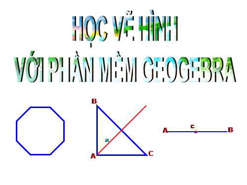 Học vẽ hình với phần mềm Geogebra