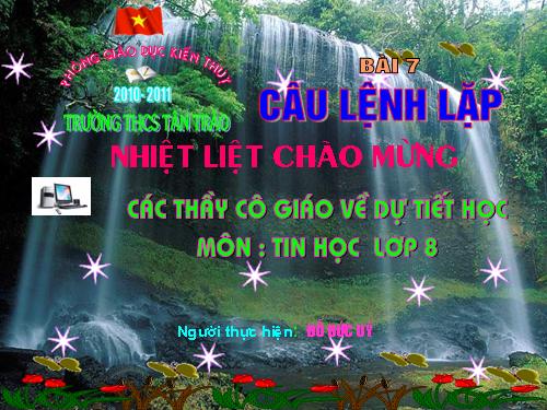 Bài 7. Câu lệnh lặp