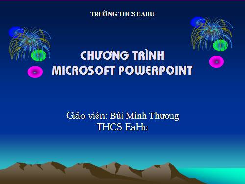 Bài giảng Powerpoint