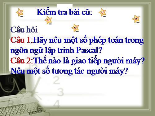 Bài 4. Sử dụng biến trong chương trình