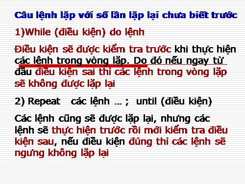 Bài thực hành 6. Sử dụng lệnh lặp While…..Do