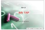 Tiết 23: Bài tập