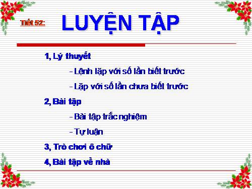 Bài thực hành 6. Sử dụng lệnh lặp While…..Do