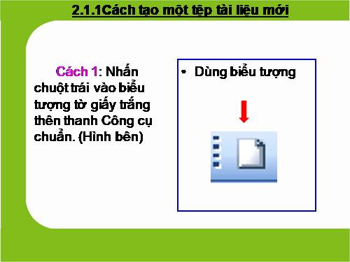 THAO TÁC VỚI TÀI LIỆU WORD