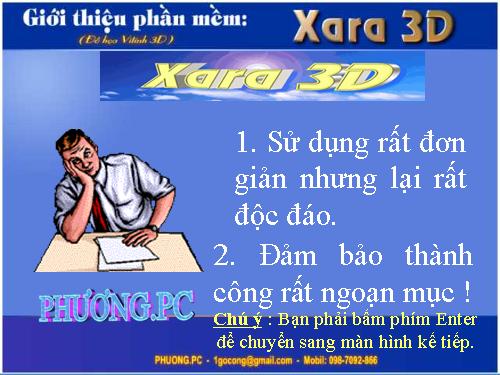 Giới thiệu phần mềm XARA 3D