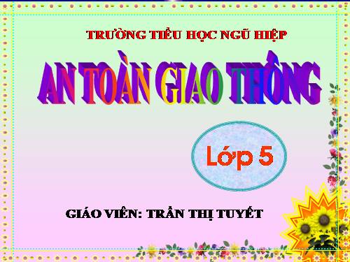 Bài 6. An toàn giao thông đường thủy