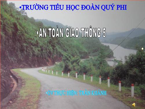 An toàn GT lớp 5