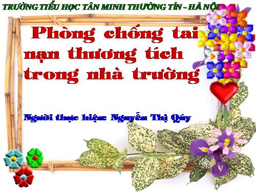 Chương trình tai nạn giao thônng