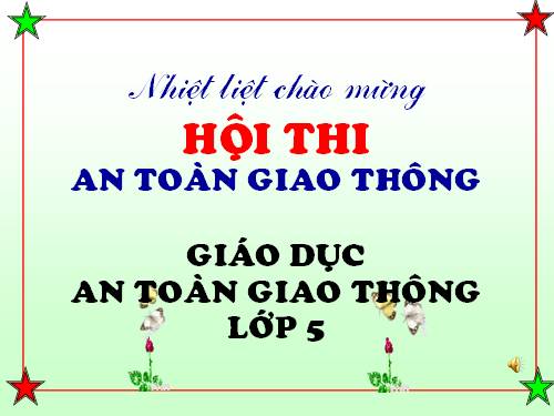 Bài 4. Nguyên nhân gây tai nạn giao thông