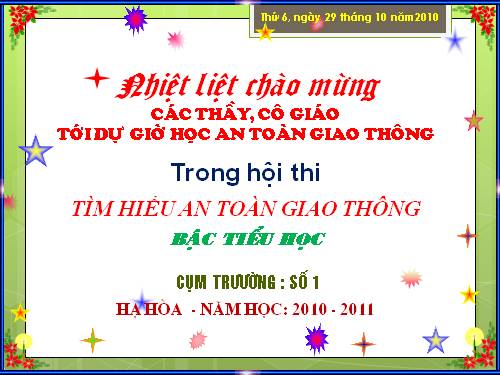 Bài 4. Nguyên nhân gây tai nạn giao thông