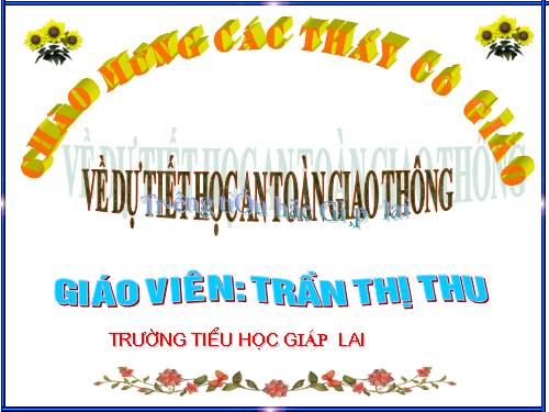 Bài 2. Đi xe đạp an toàn trên đường