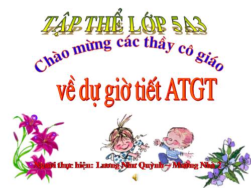 Giáo án ATGT