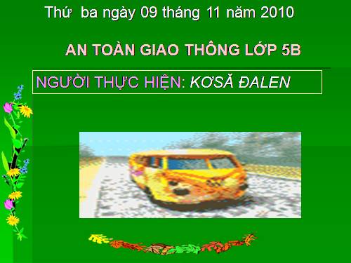 Bài 3. Đường giao thông an toàn