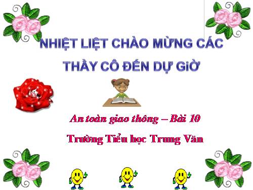 Bai 10: An toan giao thong