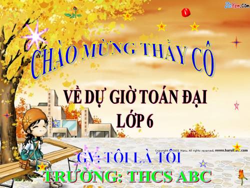 Chương III. §7. Phép cộng phân số