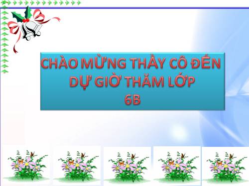 Chương III. §1. Mở rộng khái niệm phân số