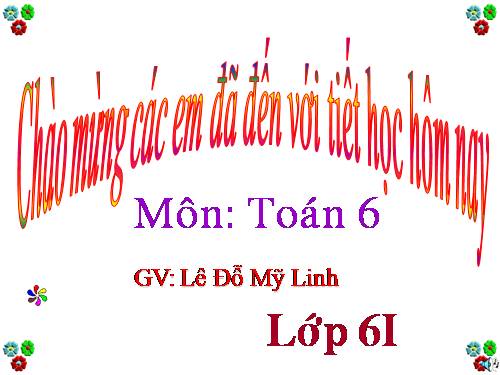 Chương I. §8. Chia hai luỹ thừa cùng cơ số