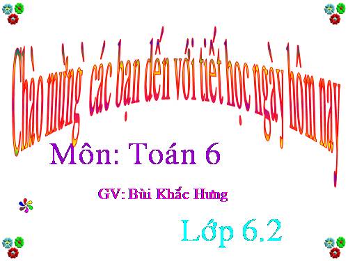 Chương I. §8. Chia hai luỹ thừa cùng cơ số