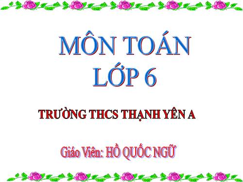 Chương I. §13. Ước và bội