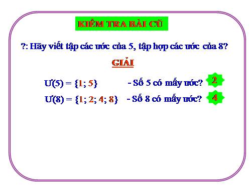 Chương I. §14. Số nguyên tố. Hợp số. Bảng số nguyên tố