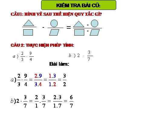 Chương III. §10. Phép nhân phân số