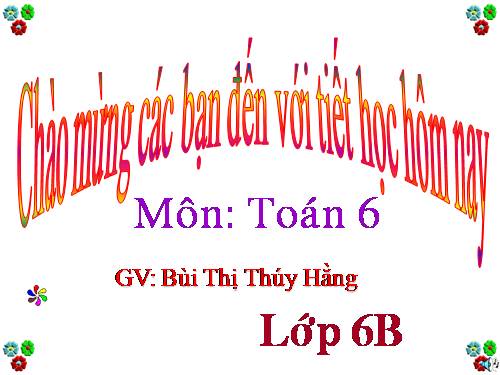 Chương I. §8. Chia hai luỹ thừa cùng cơ số