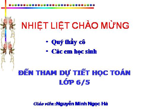 Chương I. §15. Phân tích một số ra thừa số nguyên tố