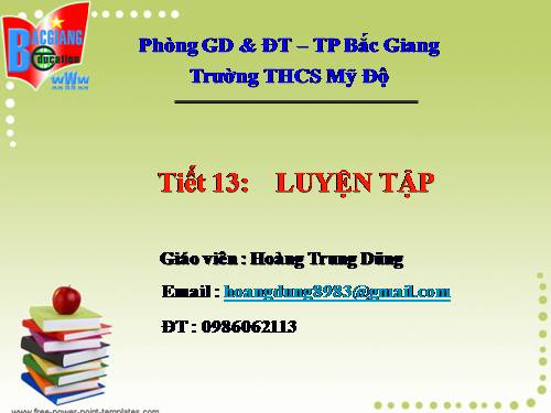 Các bài Luyện tập