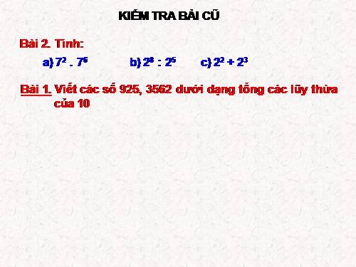 Chương I. §9. Thứ tự thực hiện các phép tính