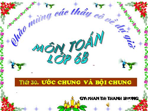 Chương I. §13. Ước và bội