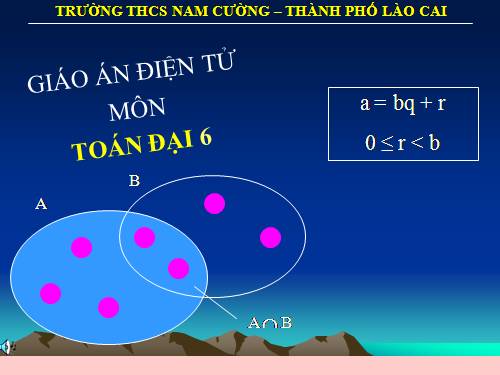 Chương I. §10. Tính chất chia hết của một tổng