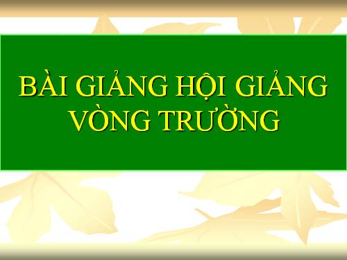 Chương II. §4. Cộng hai số nguyên cùng dấu