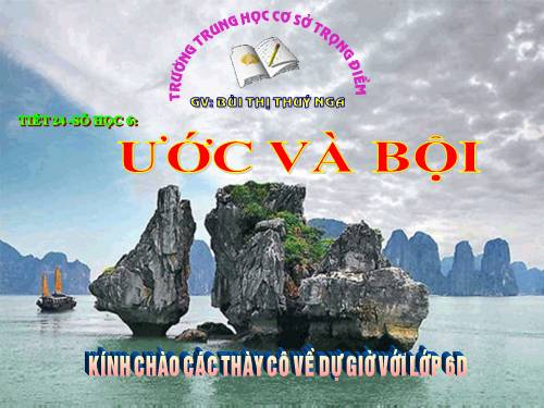 Chương I. §13. Ước và bội