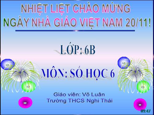 Chương I. §18. Bội chung nhỏ nhất