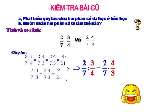 Chương III. §12. Phép chia phân số