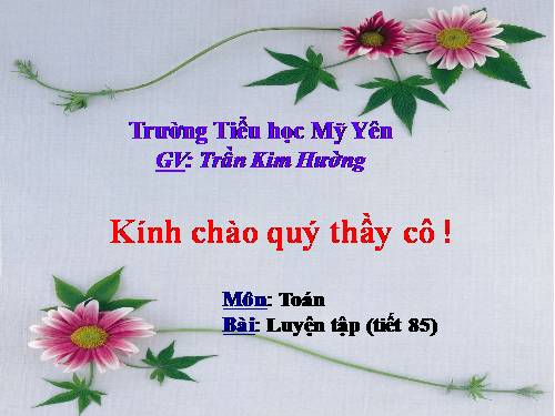 Các bài Luyện tập