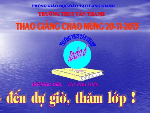 Chương I. §18. Bội chung nhỏ nhất