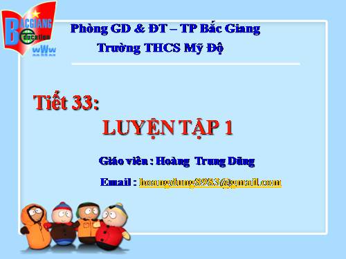 Các bài Luyện tập