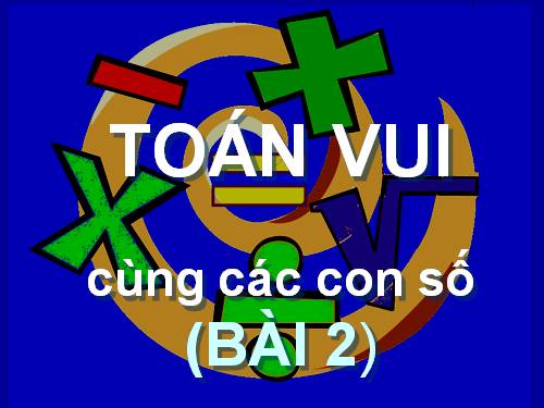 Toán vui cùng chữ số (B2).ppt