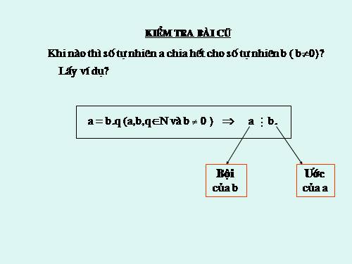 Chương I. §13. Ước và bội