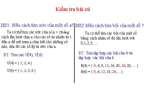 Chương I. §16. Ước chung và bội chung