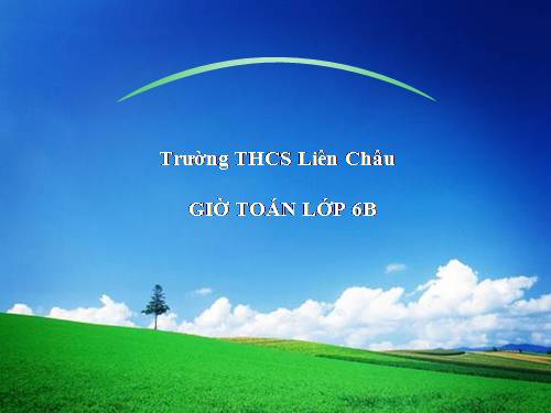 Chương I. §18. Bội chung nhỏ nhất