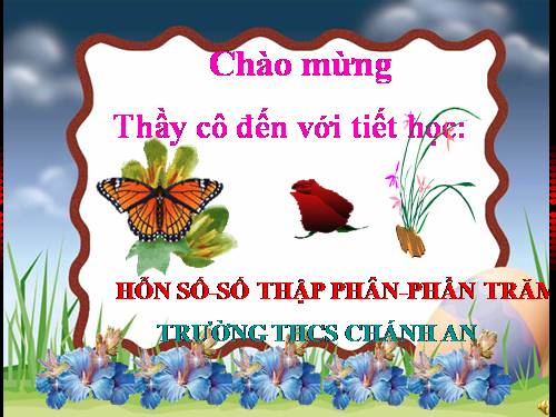 Chương III. §13. Hỗn số. Số thập phân. Phần trăm