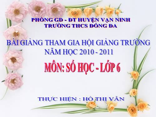 Các bài Luyện tập