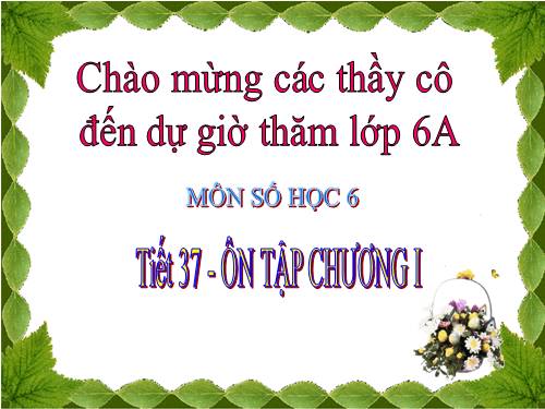 Ôn tập Chương I. Ôn tập và bổ túc về số tự nhiên